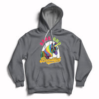 Rare And Beautiful Rare Disease Awareness Rare Disease Warrior Rainbow Zebra Hoodie - Wonder Print Shop