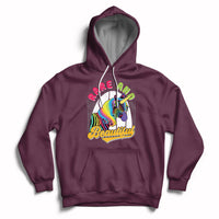 Rare And Beautiful Rare Disease Awareness Rare Disease Warrior Rainbow Zebra Hoodie - Wonder Print Shop
