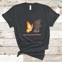 She Whispered Back I Am The Storm Teen Dating Violence Warrior T-Shirt - Wonder Print Shop