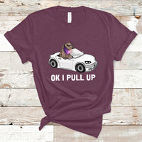 Funny Ok I Pull Up Meme Cool Capybara Driving Car T Shirt - Wonder Print Shop