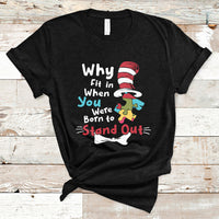 Autism Autistic Why Fit In When You Were Born to Stand Out T Shirt - Wonder Print Shop