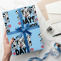 101 Days Of School Dalmatian Dogs Wrapping Paper Roll Happy 101th Day - Wonder Print Shop