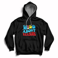 Wild About Reading Teacher Of Little Things Red White Stripe Reading Hoodie - Wonder Print Shop