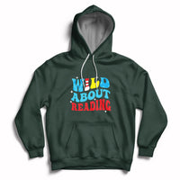 Wild About Reading Teacher Of Little Things Red White Stripe Reading Hoodie - Wonder Print Shop
