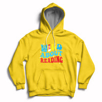 Wild About Reading Teacher Of Little Things Red White Stripe Reading Hoodie - Wonder Print Shop