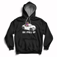 Funny Ok I Pull Up Meme Cool Capybara Driving Car Hoodie - Wonder Print Shop