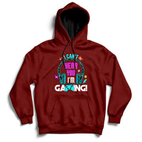 Can't Hear You I'm Gaming Funny Gaming Gamer Game Controller Hoodie - Wonder Print Shop
