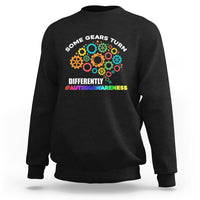 Some Gears Turn Differently Autism Awareness Acceptance Sweatshirt - Wonder Print Shop