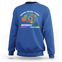 Some Gears Turn Differently Autism Awareness Acceptance Sweatshirt - Wonder Print Shop