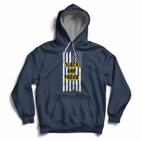 BHM Black And Proud African American Pride Us Flag Hoodie - Wonder Print Shop