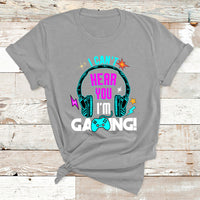 Can't Hear You I'm Gaming Funny Gaming Gamer Game Controller T Shirt - Wonder Print Shop