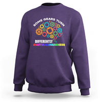 Some Gears Turn Differently Autism Awareness Acceptance Sweatshirt - Wonder Print Shop