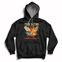 Spread Teen Dating Violence Awareness Orange Butterfly Hoodie - Wonder Print Shop