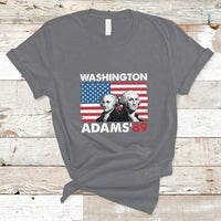 Washington Adams 1789 American Patriots Presidents Day US History US Pride Political T-Shirt - Wonder Print Shop