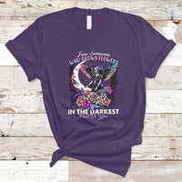 Find Someone Who Grows Flowers In The Darkest Part Of You Fairy Skull Skeleton T-Shirt - Wonder Print Shop