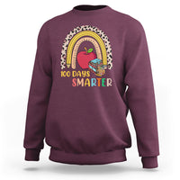 Vintage 100 Days Of School Y'all 100 Days Smarter Students Sweatshirt - Wonder Print Shop