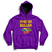 Building Blocks Bricks Master Builder Engineer Construction Hoodie - Wonder Print Shop
