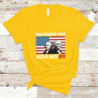 Washington Adams 1789 American Patriots Presidents Day US History US Pride Political T-Shirt - Wonder Print Shop