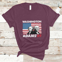 Washington Adams 1789 American Patriots Presidents Day US History US Pride Political T-Shirt - Wonder Print Shop