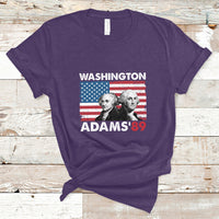 Washington Adams 1789 American Patriots Presidents Day US History US Pride Political T-Shirt - Wonder Print Shop