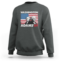 Washington Adams 1789 American Patriots Presidents Day US History US Pride Political Sweatshirt - Wonder Print Shop