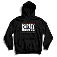 Ripley Hicks 2024 It's The Only Way To Be Sure Political Hoodie - Wonder Print Shop