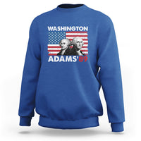 Washington Adams 1789 American Patriots Presidents Day US History US Pride Political Sweatshirt - Wonder Print Shop
