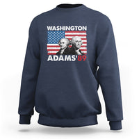 Washington Adams 1789 American Patriots Presidents Day US History US Pride Political Sweatshirt - Wonder Print Shop