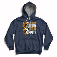 Groovy Surviving Purely Out Of Spite A Humorous Funny Joke Hoodie - Wonder Print Shop