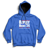Ripley Hicks 2024 It's The Only Way To Be Sure Political Hoodie - Wonder Print Shop