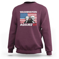 Washington Adams 1789 American Patriots Presidents Day US History US Pride Political Sweatshirt - Wonder Print Shop