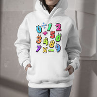 Numbers Math Calculation Symbols Number Day Math Day Numbers Costume Let's Have Fun With The Numbers Hoodie - Wonder Print Shop