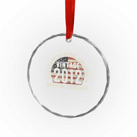 13th Birthday Crystal Glass Ornament Vintage 2012 Official Teenager 13 Years Of Being Awesome American Flag - Wonder Print Shop