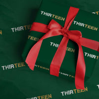 13th Birthday Wrapping Paper Roll Thirteen Teen 13 Year Old Official Teenager Gifts