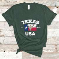 Vintage Texas EST 1845 Souvenir Texas Independence Day Texan Pride T Shirt - Wonder Print Shop