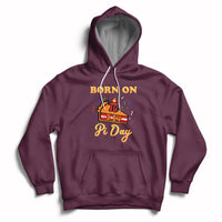 Born On Pi Day 3.14 March 14th Birthday Cute Pie Pi Symbol Hoodie - Wonder Print Shop