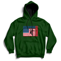 Lineman American Flag Shirt Electric Cable Lineman Gift Hoodie - Wonder Print Shop