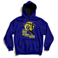 Support Your Pole Dancer Utility Electric Lineman Hoodie - Wonder Print Shop