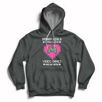 Sorry Girls I Only Love Video Games And My Mom Gamers Gaming Hoodie - Wonder Print Shop