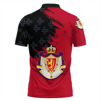 Norway Polo Shirt Coat Of Arms Flag Style RLT7 - Wonder Print Shop