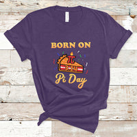 Born On Pi Day 3.14 March 14th Birthday Cute Pie Pi Symbol T Shirt - Wonder Print Shop