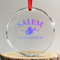1692 They Missed One Crystal Glass Ornament Halloween Salem Witch Trials TS10
