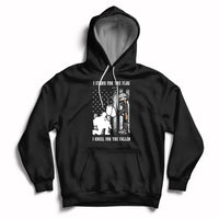 We Stand For the Flag We Kneel For The Fallen US Patriots Hoodie - Wonder Print Shop