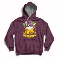 Funny Mardi Gras Party I Love Day Drinking Team Beers Lovers Hoodie - Wonder Print Shop