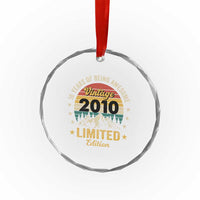 16th Birthday Crystal Glass Ornament Vintage 2010 Limited Edition Retro 16 Years Of Being Awesome Mountain