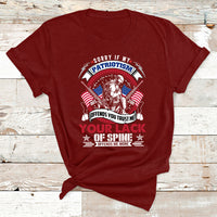 Sorry If My Patriotism Offends You Military Veteran Army T Shirt - Wonder Print Shop