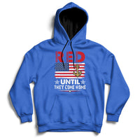RED Friday Remember Everyone Deployed Retro US Army Military Hoodie - Wonder Print Shop