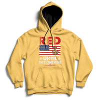 RED Friday Remember Everyone Deployed Retro US Army Military Hoodie - Wonder Print Shop