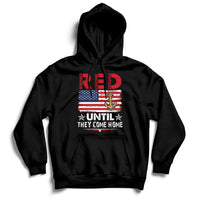 RED Friday Remember Everyone Deployed Retro US Army Military Hoodie - Wonder Print Shop
