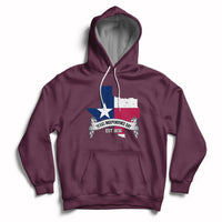 Texas Pride State Texas Independence Day 1836 I Love Texas Texan American Hoodie - Wonder Print Shop